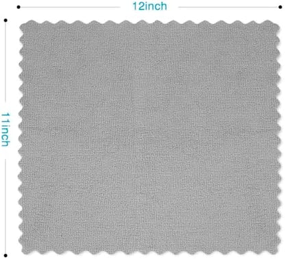 Orighty Microfiber Cleaning Cloth 5 Pack, Grey Cleaning Rags 12x11 inch - Image 4
