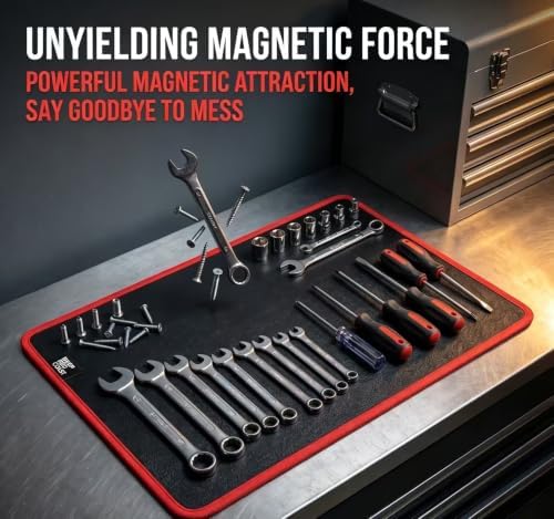 yenge Magnetic Tool Mat Set with 25LB Telescoping Magnetic Pickup Tool - Image 7