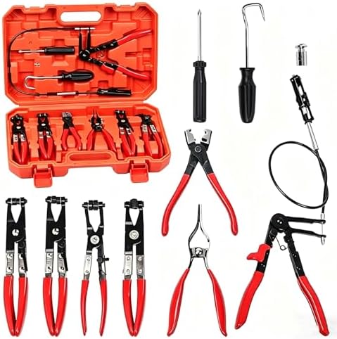 9PCS Hose Clamp Pliers Set,Hose Clamp tool kit by Kryztlyn
