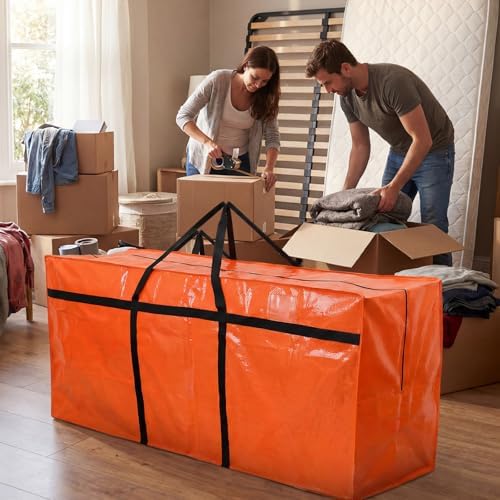 Windyun 4 Pcs 177 Gallon Extra Large Moving Bags XXL Heavy Duty Storage Bag - Image 6