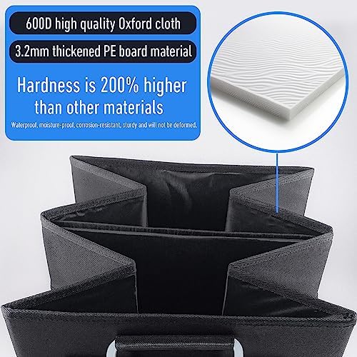Car Trunk Organizer, Portable, Collapsible, Waterproof, Oxford Cloth, Aluminum Handle, Ideal for SUVs, Cars, Camping, Storage - Image 2