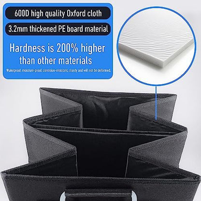 Car Trunk Organizer, Portable, Collapsible, Waterproof, Oxford Cloth, Aluminum Handle, Ideal for SUVs, Cars, Camping, Storage - Image 2