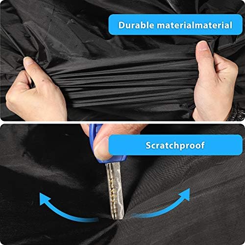 UV Protection Car Cover Windproof Dustproof Scratch Resistant Outdoor Universal Full Car Covers for Sedan S - Image 3