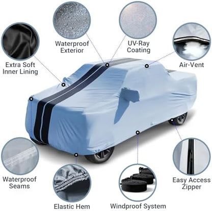 iCarCover Premium Plus Quality All Weather Waterproof Automobiles Car Cover - Image 3