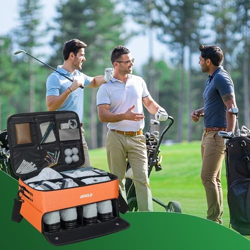 ANILD Golf Trunk Organizer, 2 Layer Golf Storage Case - Image 3