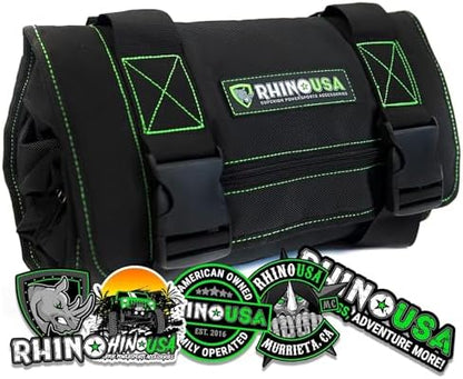 Rhino USA Tool Bag Roll - Heavy Duty Canvas Organizer for Tools by RhinoUSAInc