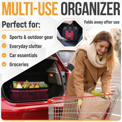 FORTEM Trunk Organizer - Collapsible Car Organizer & Storage Bag for SUVs - Image 5