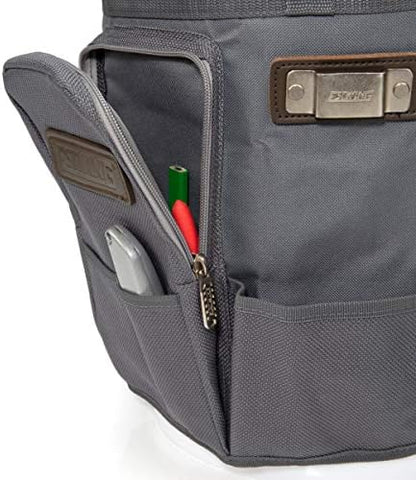 Estwing 28-Compartment 5-gallon Bucket Tool Organizer/Tool Bag, Durable Polyester, Heavy-Duty Steel Hangers, Zippered Pocket, 16 Open-top Pockets, 11 Tool Loops, Buckle Security Strap - Image 5