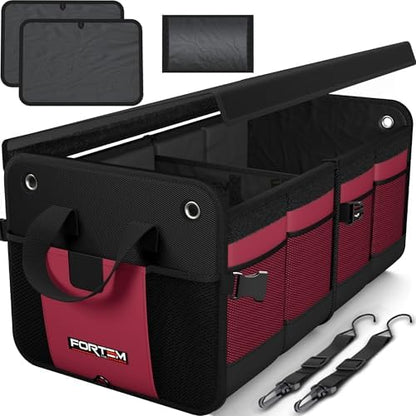 FORTEM Trunk Organizer - Collapsible Car Organizer & Storage Bag for SUVs by FORTEM