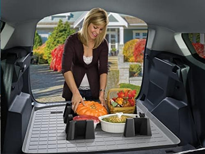 WeatherTech CargoTech – Automotive Trunk Organizer, Trunk Divider, Cargo Containment System for Car, SUV Trunk | Anti-skid textured finish keeps cargo from shifting, each piece 8 x 8 x 5 in, fits cars and SUVs, Made in the USA - Image 6