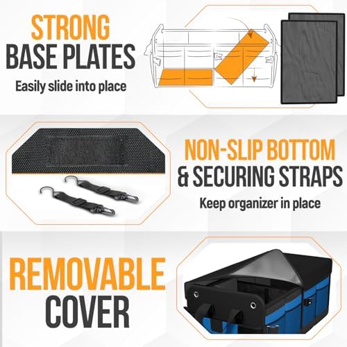 FORTEM Trunk Organizer - Collapsible Car Organizer & Storage Bag for SUVs - Image 6