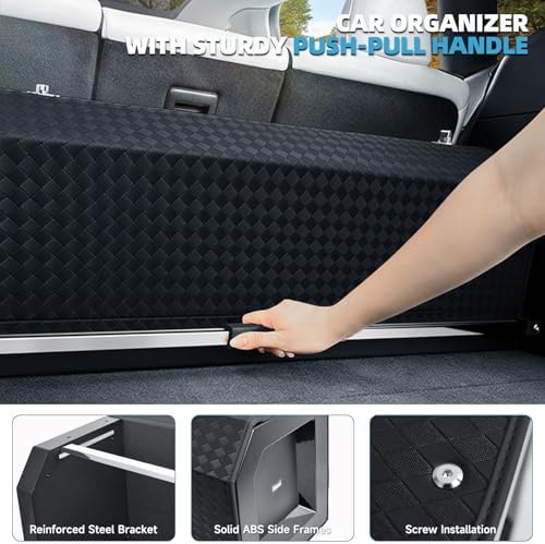 Car Trunk Storage Organizer with Light, Waterproof SUV Trunk Organizers - Image 4