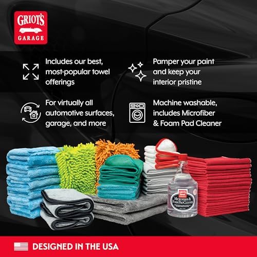 Griot's Garage 11338 Ultimate Microfiber Towel Kit for Car Detailing - Image 3