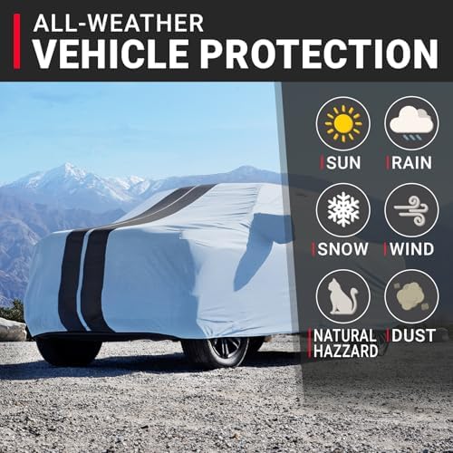 iCarCover Premium All Weather Waterproof Automobile Car Cover Protection - Image 2