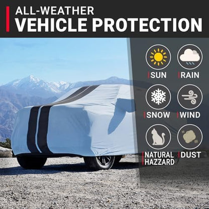 iCarCover Premium All Weather Waterproof Automobile Car Cover Protection - Image 2