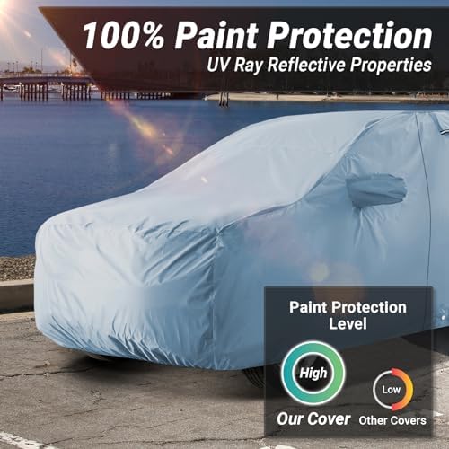 iCarCover Car Cover Waterproof All Weather for 2023-2026 Grand Wagoneer L - Image 3