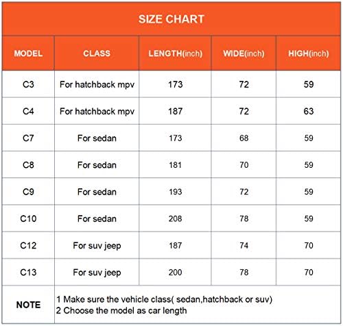 Kayme Sedan Car Cover Waterproof All Weather (194 to 208 Inch) - Image 6