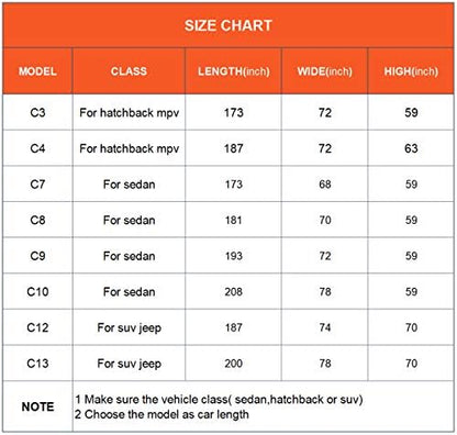 Kayme Sedan Car Cover Waterproof All Weather (194 to 208 Inch) - Image 6