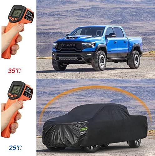 KouKou Waterproof Pickup Truck Cover All Weather, Fits 229-242 inch - Image 5