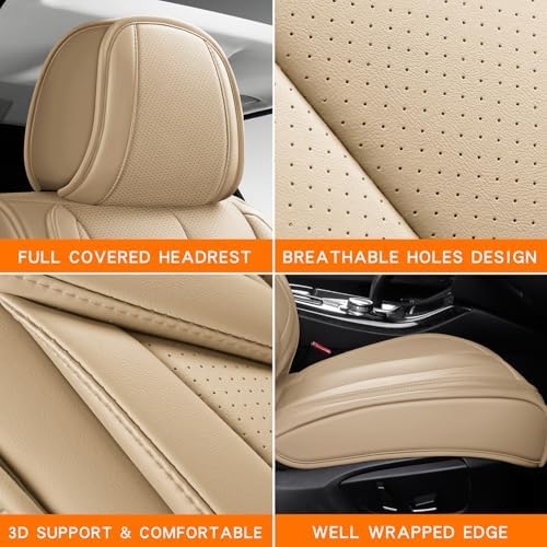 MINGBRON Seat Covers, Car Seat Covers Front Seats, Car Seat Cover, Car Seat Protector Waterproof,Seat Covers Carseat Cover Universal Fit for Most Cars - Image 5