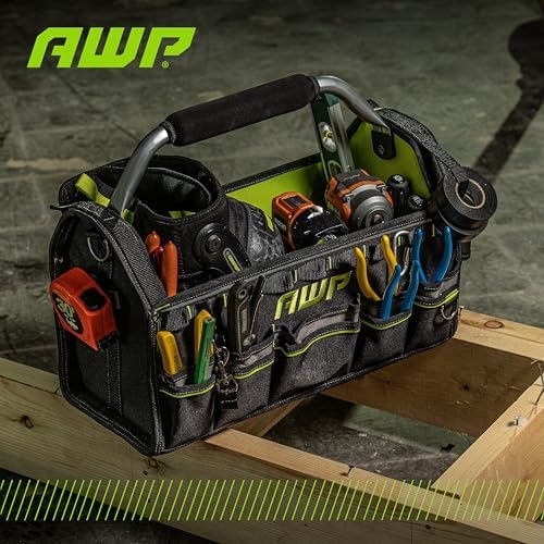 AWP Tool Bags, Premium Tool Bag, Black, Durable Tool Tote, for Professionals and Contractors - Image 5