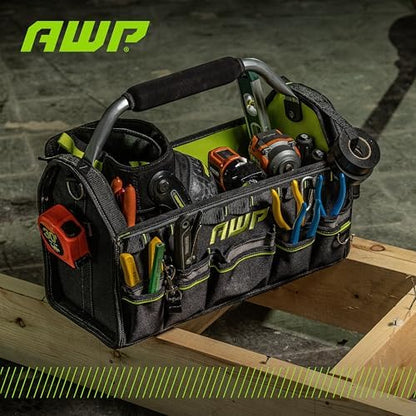 AWP Tool Bags, Premium Tool Bag, Black, Durable Tool Tote, for Professionals and Contractors - Image 5