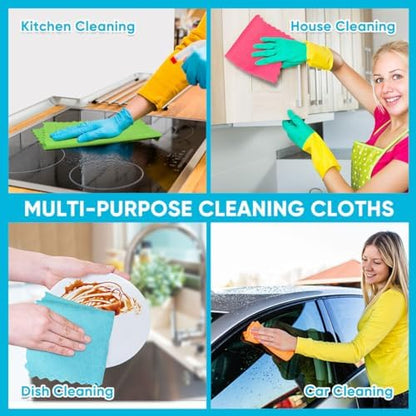Orighty Microfiber Cleaning Cloth 10 Pack, Cleaning Rags 12x11 inch - Image 6