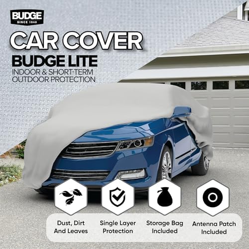 Budge Lite Car Cover, Breathable Dustproof Cover, Fits Sedans up to 264" - Image 2