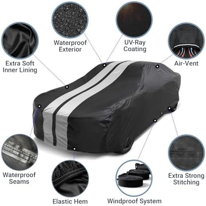 iCarCover Car Cover Waterproof All Weather for 1949-1958 Sedan Delivery - Image 4