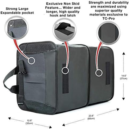 TRUNKCRATEPRO Save 15 per cent off bundle one regular grey organizer and one Extra Large Black trunk organizer - Image 7