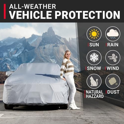 iCarCover Car Cover Waterproof All Weather for 1985-1988 Fiero GT Fastback - Image 2