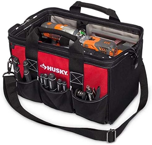 Husky 18 in., 15 in. and 12 in. Tool Bag Combo in Red - Image 5
