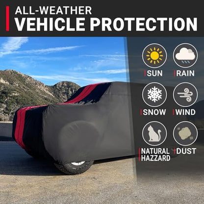 iCarCover Premium All Weather Waterproof Automobile Car Cover Protection - Image 2