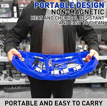 3pcs Large Non-Slip Flexible Silicone Tool Tray, Mechanic Tool Mat, Tool Organizer, Tool Storage, Tool Holder, Grip Mats, No Magnets, Christmas Day Gift for Men, Father’s Day Gift - Image 5