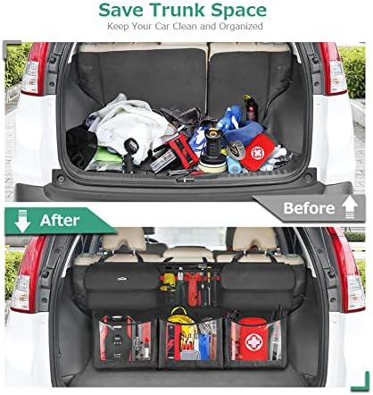 Oasser Trunk Organizer for Car, 6 Storage Compartments 40x19inch - Image 2