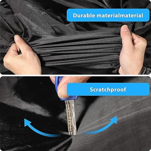 UV Protection SUV Car Cover Windproof Dustproof Scratch Resistant Outdoor Universal Full Car Covers for SUV L - Image 2