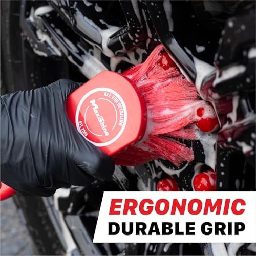 Maxshine Universal Soft Exterior & Wheel Cleaning Brush – Durable Detailing Brush for Cars, Trucks, SUVs, RVs & Motorcycles – Safe for Cleaning Rims, Engine Bays, Plastics & Interior Surfaces - Image 5