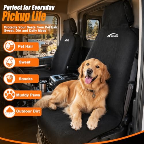 Seat Covers for Trucks, Waterproof Towel Seat Protectors, 1 Pack - Image 7