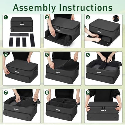 ANILD Golf Trunk Organizer, 2 Layer Golf Storage Case - Image 5