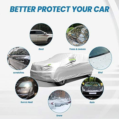 Car Cover, SUV Waterproof Car Covers for Automobiles All Weather - Image 4