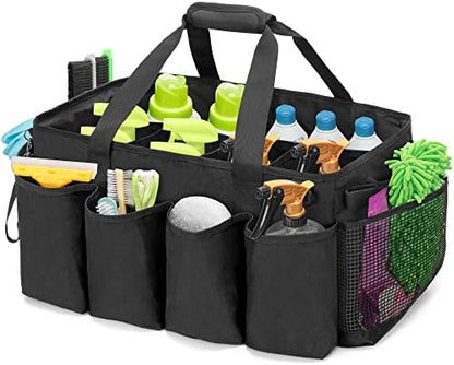 HODRANT Extra-Large Cleaning Caddy with Handles & Multi Pockets by HODRANT
