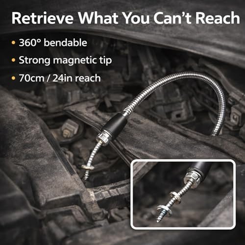 5-Pack Magnetic Tool Mat for Mechanics, Flexible Screw Holder - Image 2