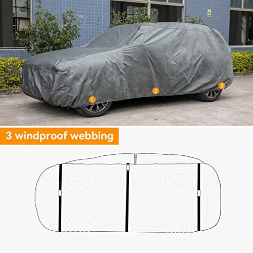 XCAR Waterproof SUV Car Cover, All Weather, Fits SUVs Up to 187" - Image 2