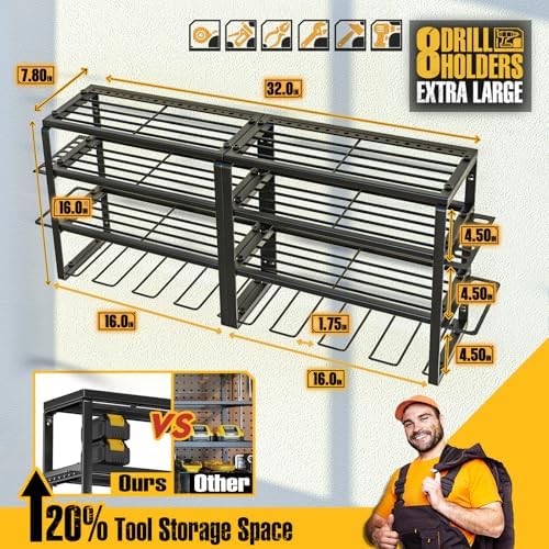 Spampur Power Tool Organizer Wall Mount - Image 5
