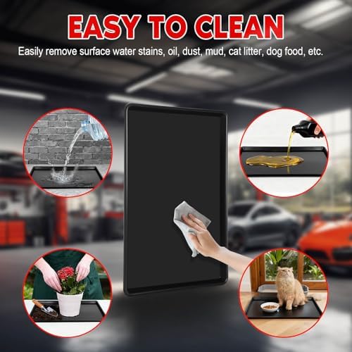3Pcs extra Large Oil Drip Pan, Oil Drip Tray for Under Car -35.5X24X1.5 In - Image 4