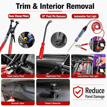 15PCS Automotive Electrical Disconnect Pliers Kit - Image 3