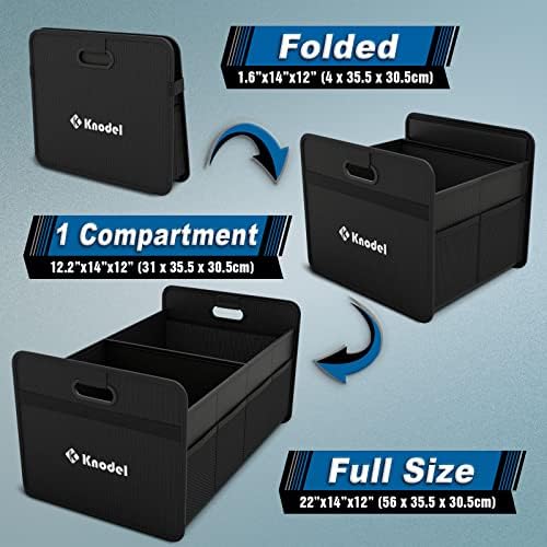 K KNODEL Foldable Trunk Storage Organizer for Car and Suv (Medium, Black) - Image 4