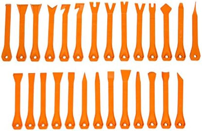 Lisle 68740 27 piece Trim Removal Master Set, Orange by Lisle