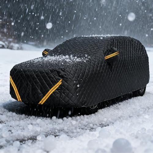 Hailproof Car Cover for Peugeot Rifter L1 2018-2025, Thickened Car Protective Cover, Waterproof, Dustproof, Scratch-Resistant, Rainproof, Sun-Protective, Suitable for All Seasons by LQHZWYC