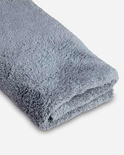 Adam's Borderless Grey Microfiber Towel (2pk) - Premium Ultra Soft Car Detailng Towel Cloths, 480gsm - Safe for Car Wash, Home Cleaning & Pet Drying Cloths (16 Inch x 16 Inch) - Image 5